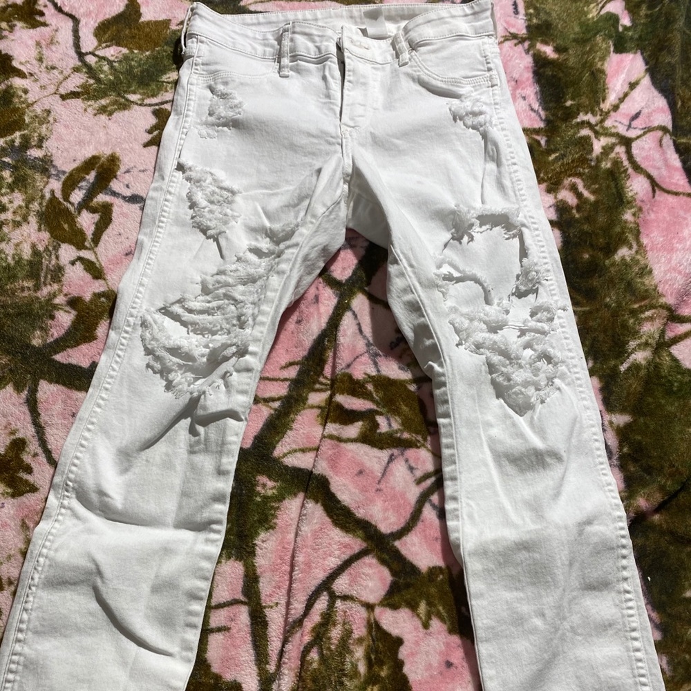 White jeans